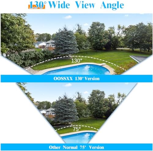 OOSSXX 5MP Security Wireless Camera System Outdoor Exterior Cameras