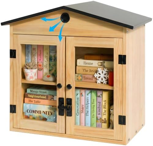 HAVLYN Outdoor Little Library Box Outdoor Kit – Metal roof - Blessing Box
