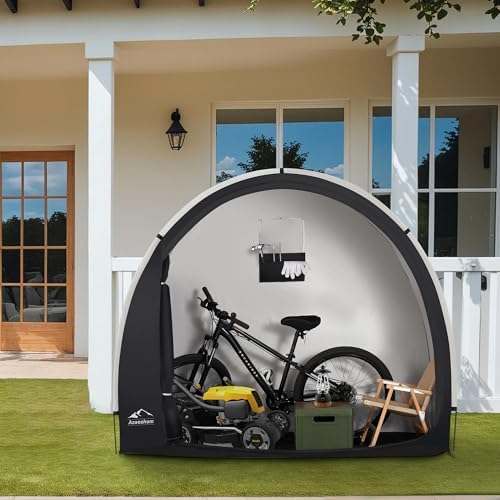Bike Storage Shed Tent Waterproof Outdoor Easy Setup Portable