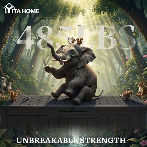 YITAHOME 100 Gallon Large Outdoor Deck Box
