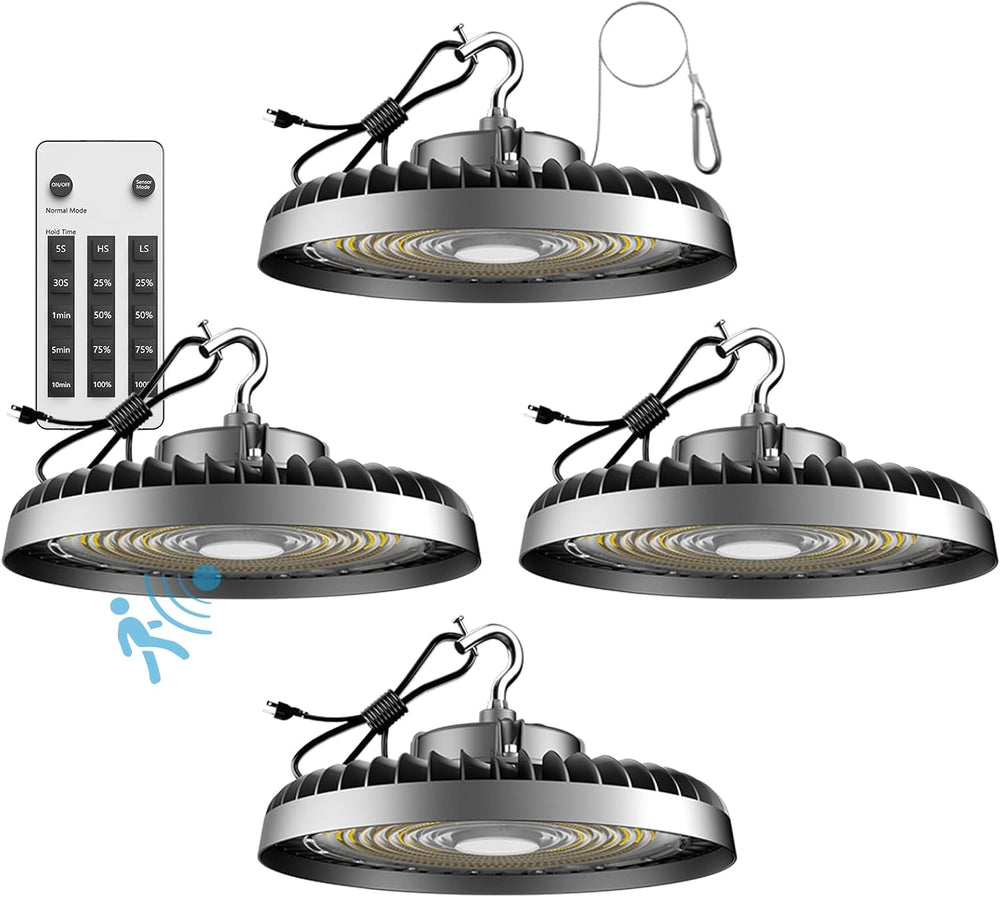 Lightdot Smart 250W High Bay LED Shop Lights 37, 500LM High Bay Lights (4Pack)