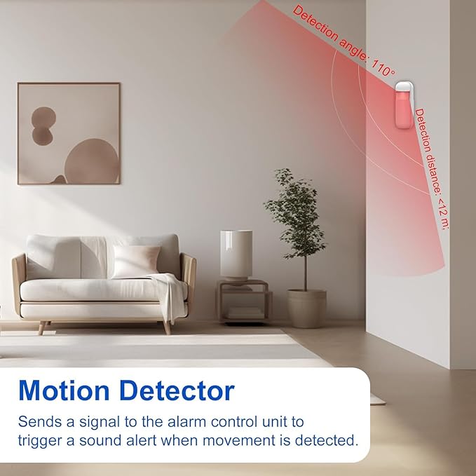 WiFi Wireless Alarm System for Home Security (8pcs)