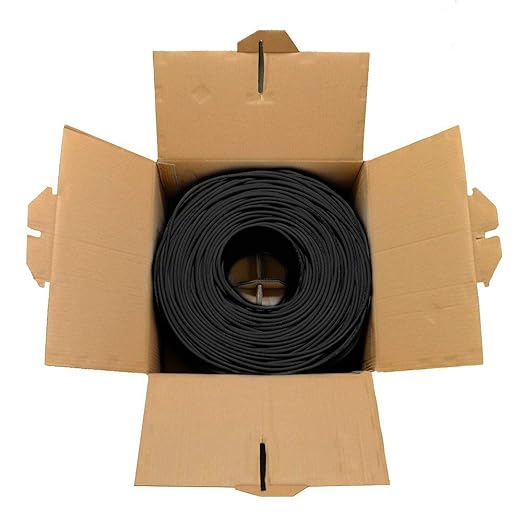 Dripstone CAT6 Ethernet Cable 1000ft Bulk Network LAN Wire 23AWG Solid CCA UTP