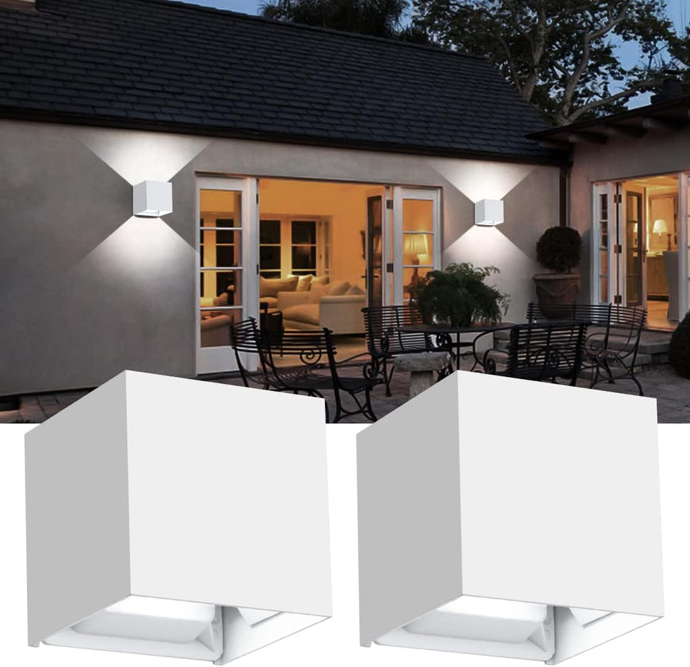 ledmo LED Outdoor Sconses Light Up and Down Wall Lights Adjustable Lighting (...