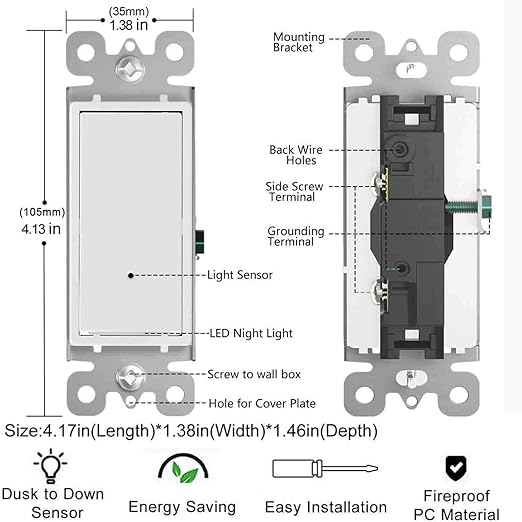 10Pack SOZULAMP Wall Switch