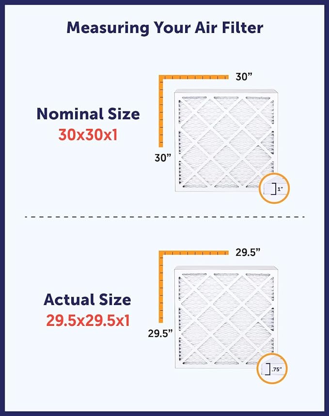 Filter King 38.5x59x1 Air Filter | 4-PACK | MERV 8 HVAC Pleated A/C Furnace