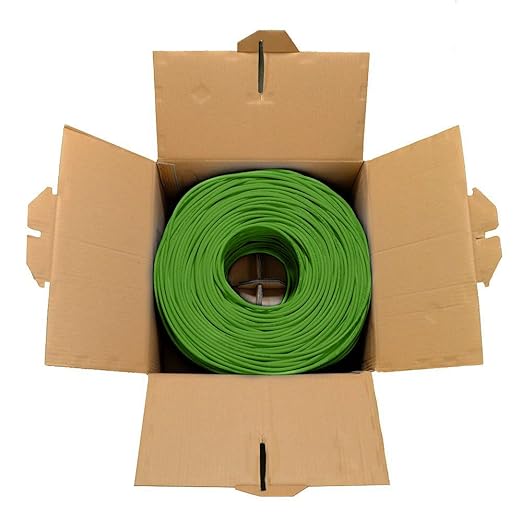 DRIPSTONE - 600006 CAT6 Solid UTP Cable 23AWG 1000ft LAN Network Ethernet RJ45
