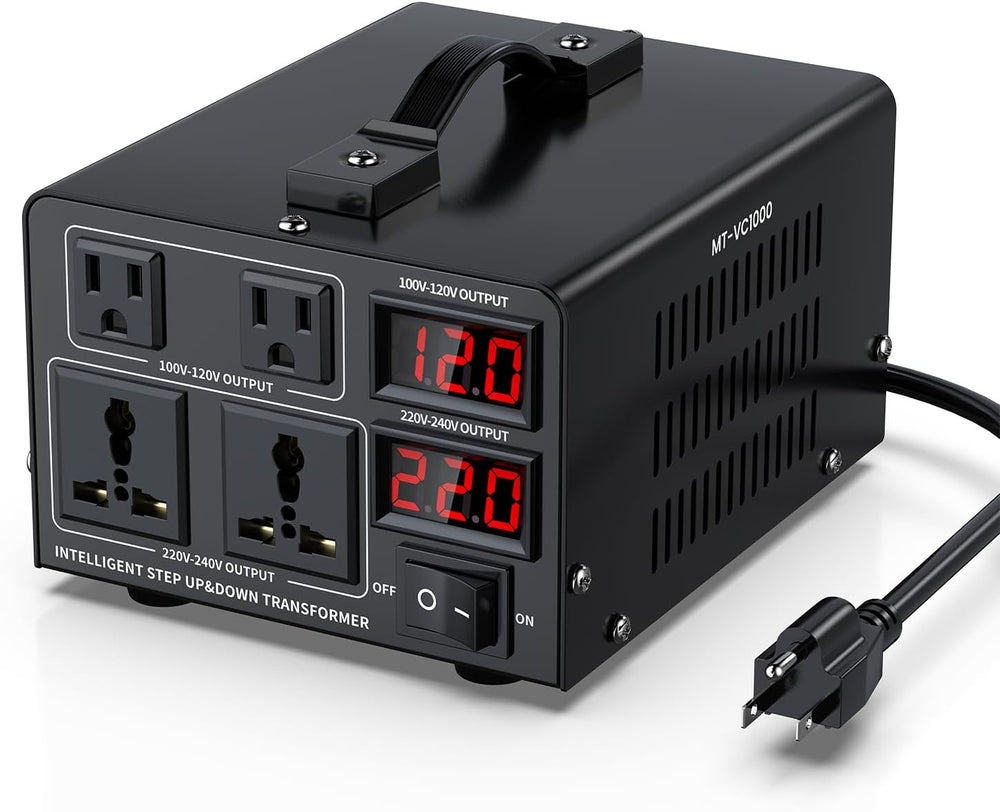 1000W Voltage Converter Transformer Step Up/Down Converter 110/120 Volt