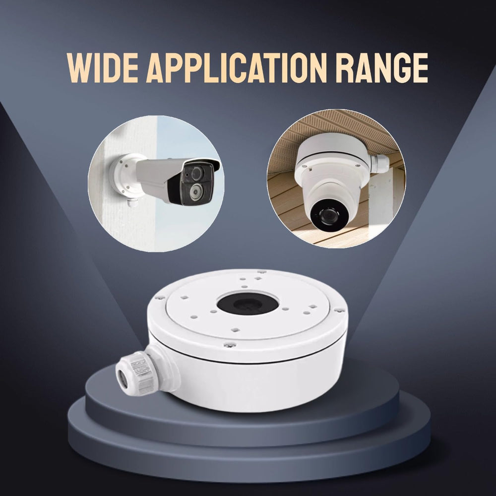 DS-1280ZJ-S Junction Box Compatible with Fixed Turret & Bullet Cameras