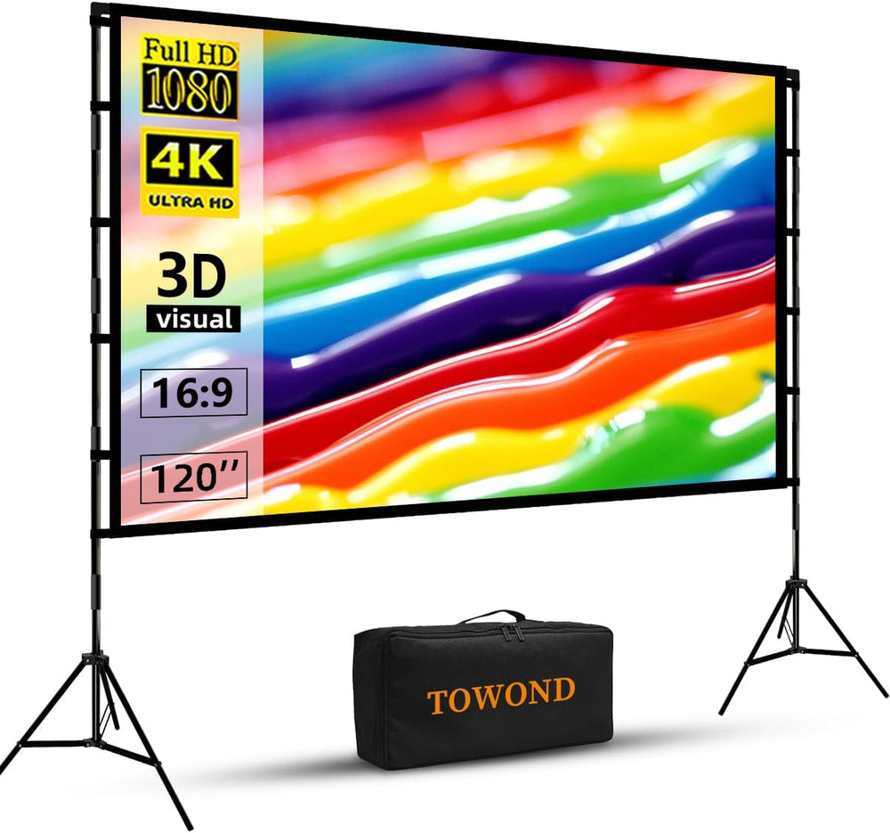 TOWOND Outdoor Projector Screen
