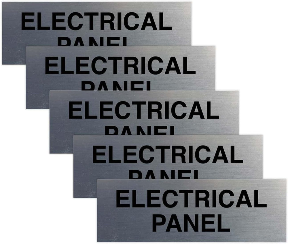 All Quality Basic Electrical Panel Sign (5 Pack)