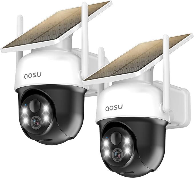 aosu Solar Camera Outdoor Wireless