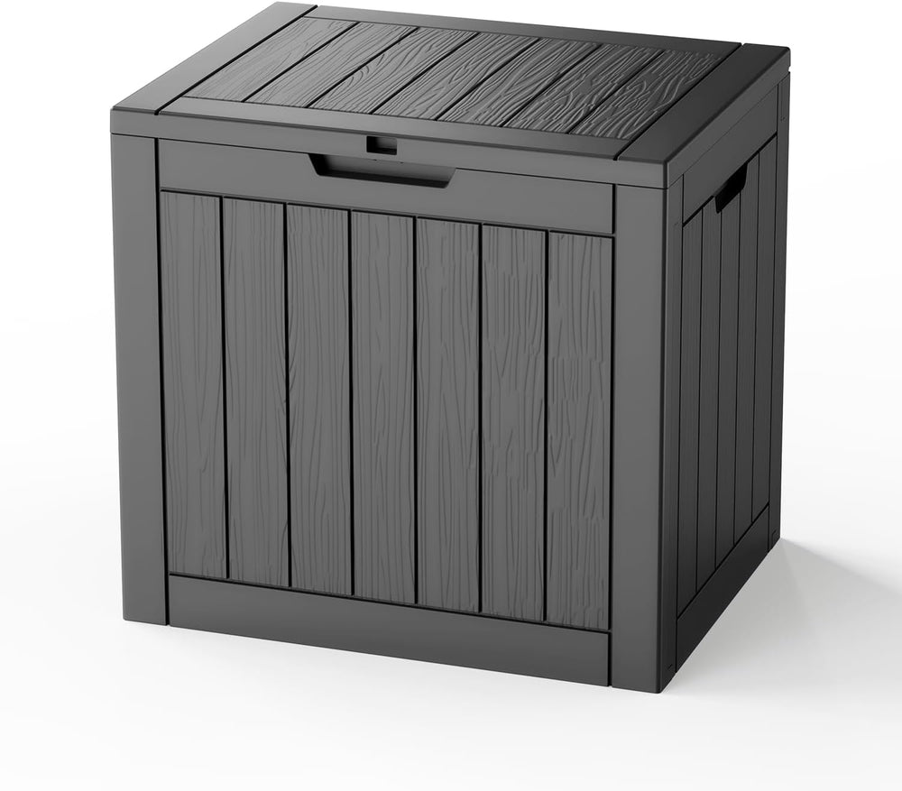 ROJIK 40 Gallon Waterproof Outdoor Deck Storage Box, UV Resistant， Lockable R...