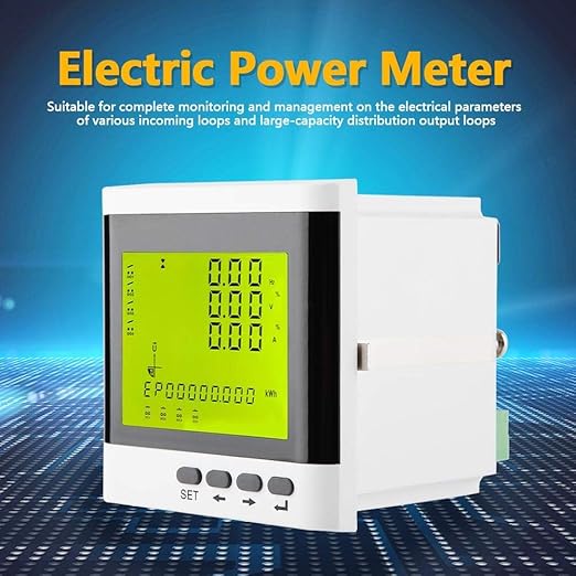 Three-phase Multifunctional Digital Energy Meter, High Accuracy Voltage Current