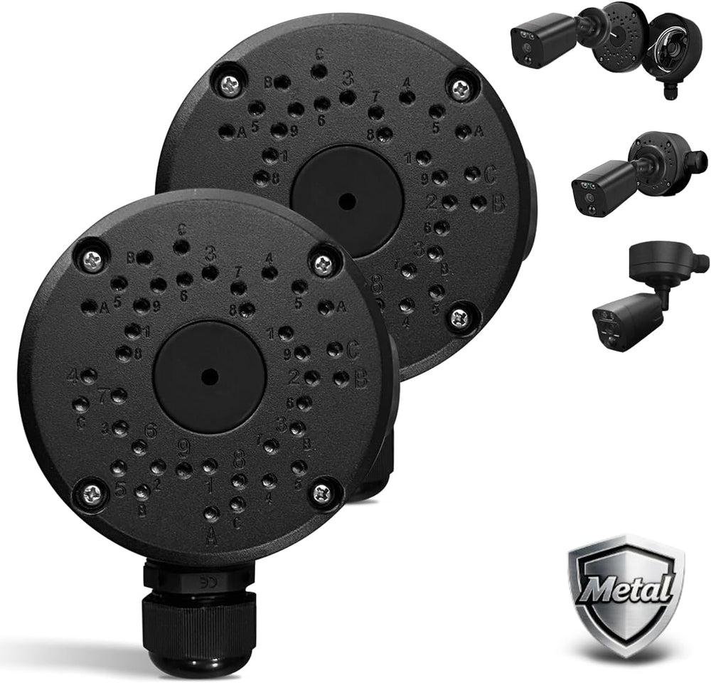 OOSSXX Metal Aluminum Waterproof Security Camera Junction Box Mount Bracket