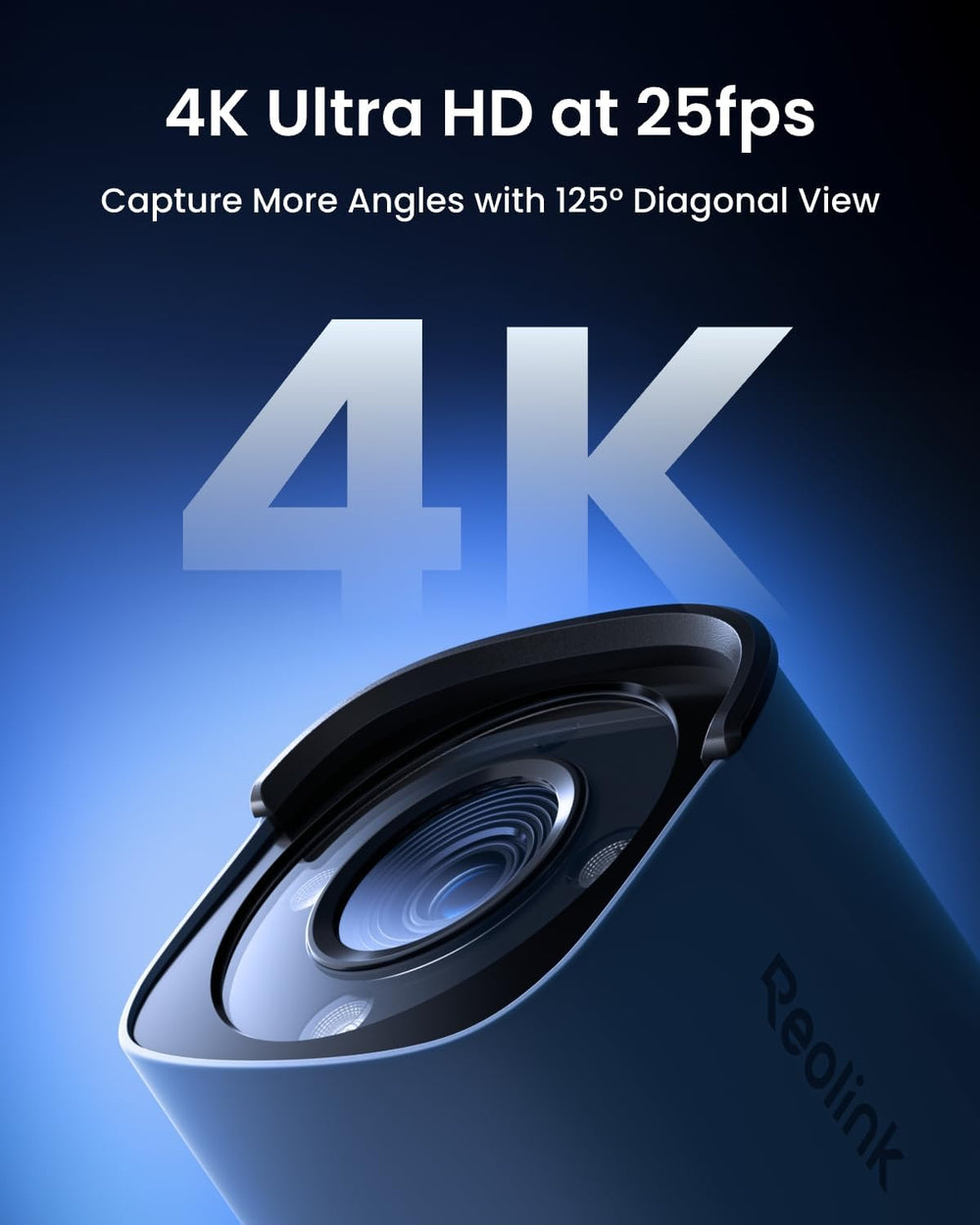 REOLINK Pro-Grade 4K PoE Security Camera with 125° Diagonal View RP-PCB8M