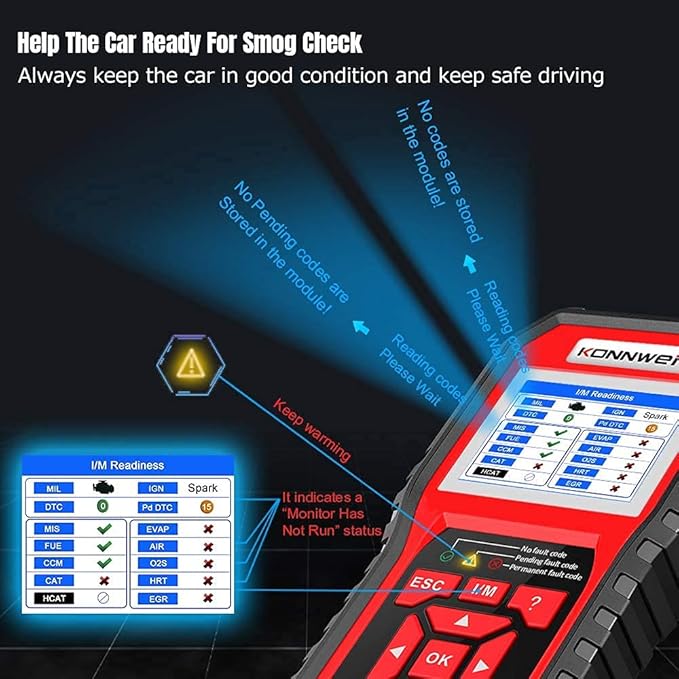 KONNWEI KW850 Professional OBD2 Scanner Auto Code Reader Diagnostic Check