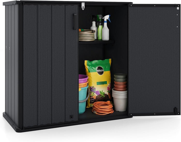 Tangkula 23.5 Cu.ft Outdoor Storage Shed for Garden Tools