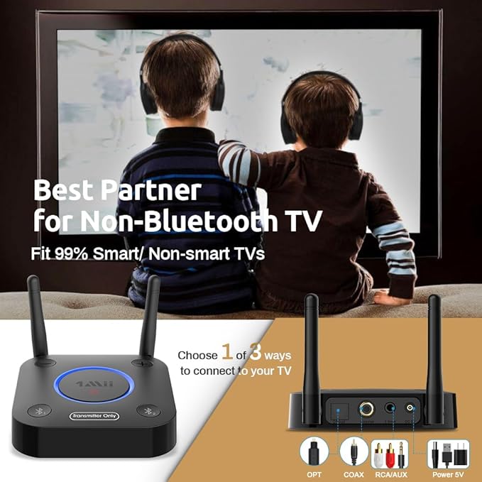 1Mii B06TX Bluetooth 5.2 Transmitter