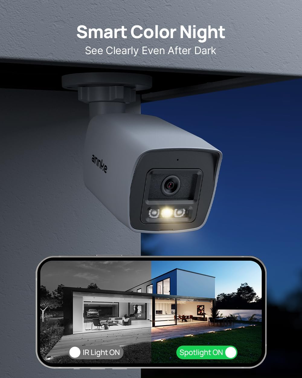 ANNKE 8CH 4K PoE Security Camera System, Smart Dual Light, 2TB HDD