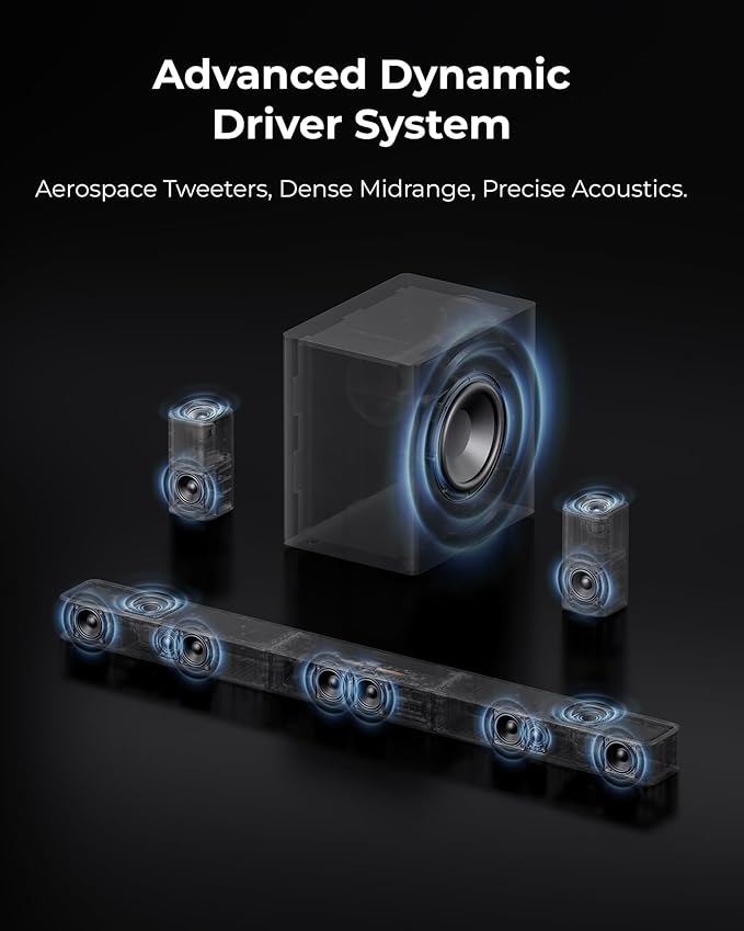 ULTIMEA Skywave X60 7.1.4ch Professional Wireless Surround Sound System