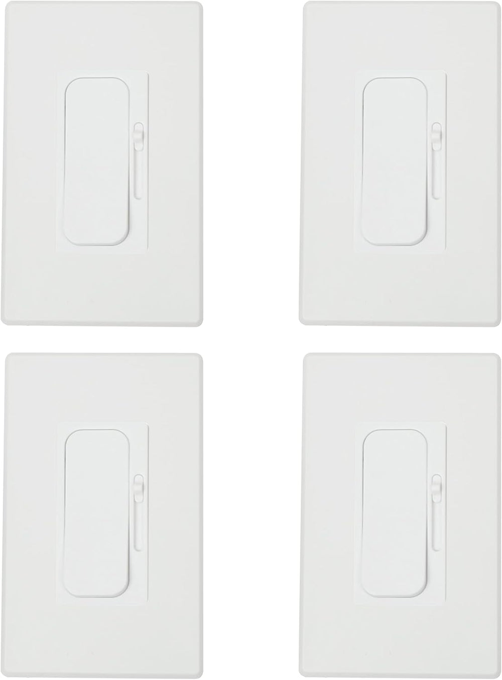 Sunlite LED Wall Rocker Style, Slide Bar Triac Dimmer Switch, Screwless Wall ...