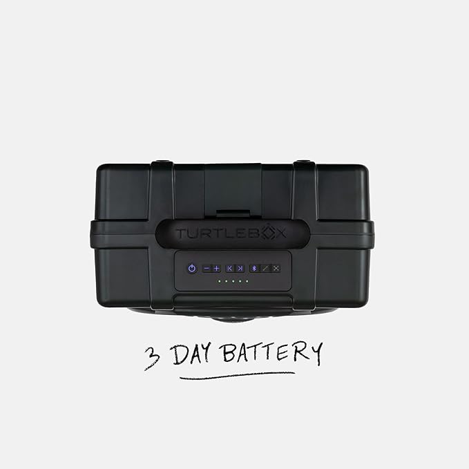 Turtlebox Original Gen 3: Portable Outdoor Bluetooth Speaker – Ultra-Loud