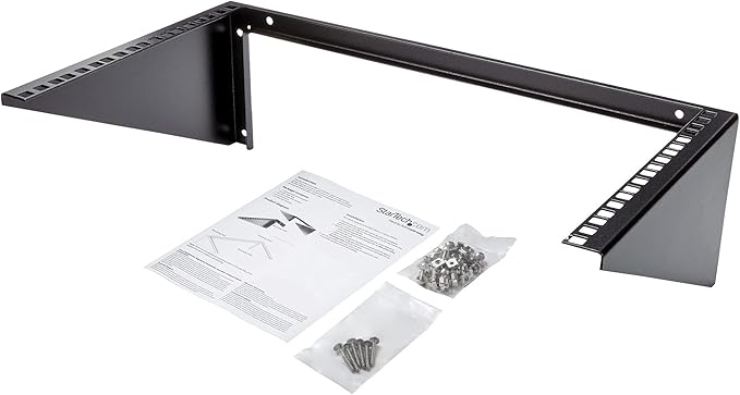 StarTech.com 6U Wall Mount Patch Panel Bracket – 19 in – Steel