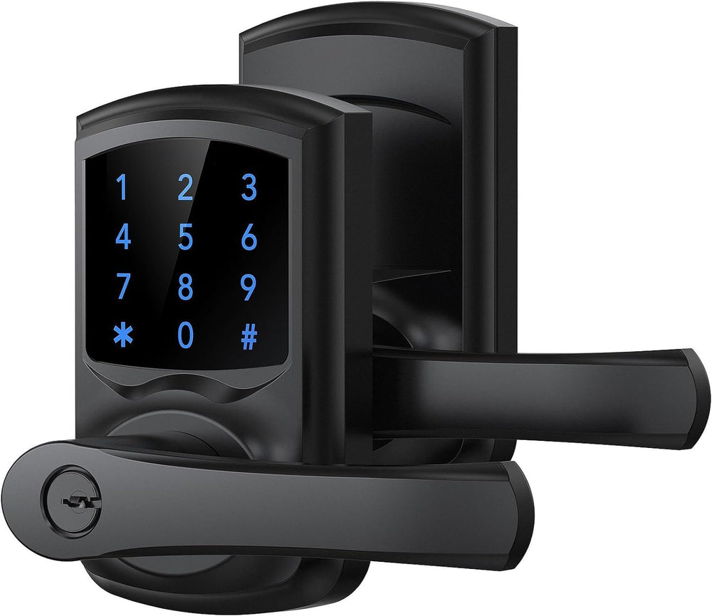 Signstek Keyless Entry Door Lock with Handle, Digital Keypad Door Knob, Smart...