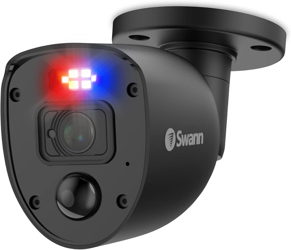 Swann 1080p Black Flashing Lights Bullet Camera (Add-on)