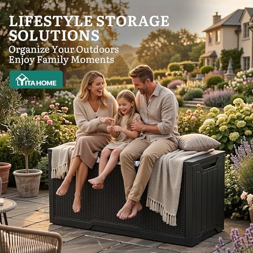 YITAHOME 80 Gallon Outdoor Storage Box