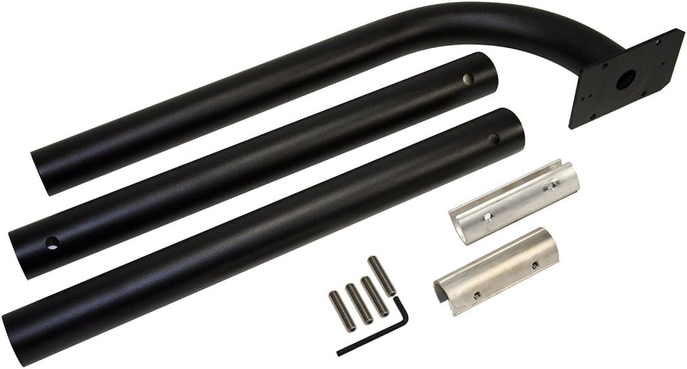 Mighty Mule (FM100) Powder Coated Black Keypad Mounting Post, 22, Black
