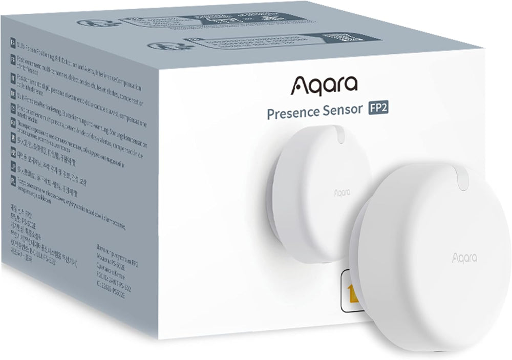 Aqara Presence Sensor FP2, mmWave Radar Wired Smart Motion Sensor, Zone