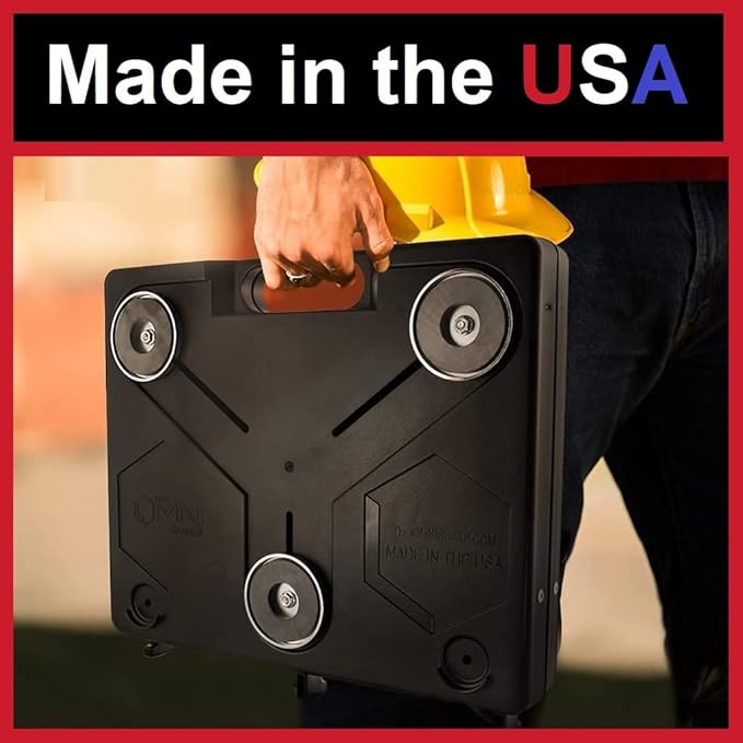 The OmniShelf Magnetic Portable Workstation + Toolbox, Computer & Laptop ...