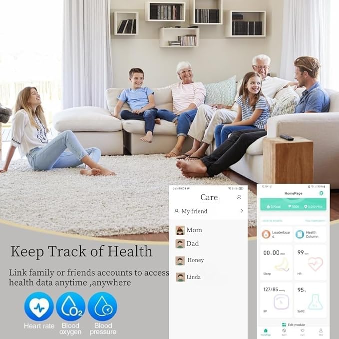 Smart Ring Health & Fitness Tracker