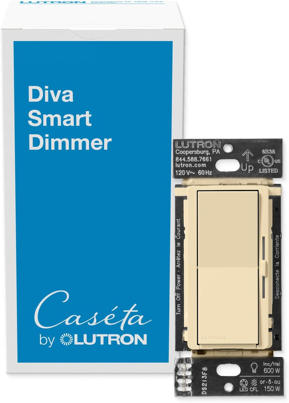 Lutron Diva Smart Dimmer Light Switch