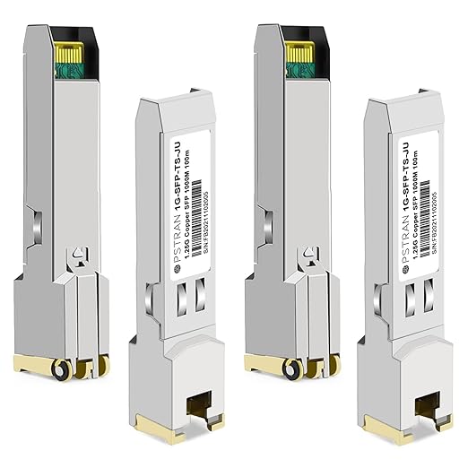 OPSTRAN 1000BASE-T SFP RJ45 Copper Transceiver Module Compatible (4 Pack)