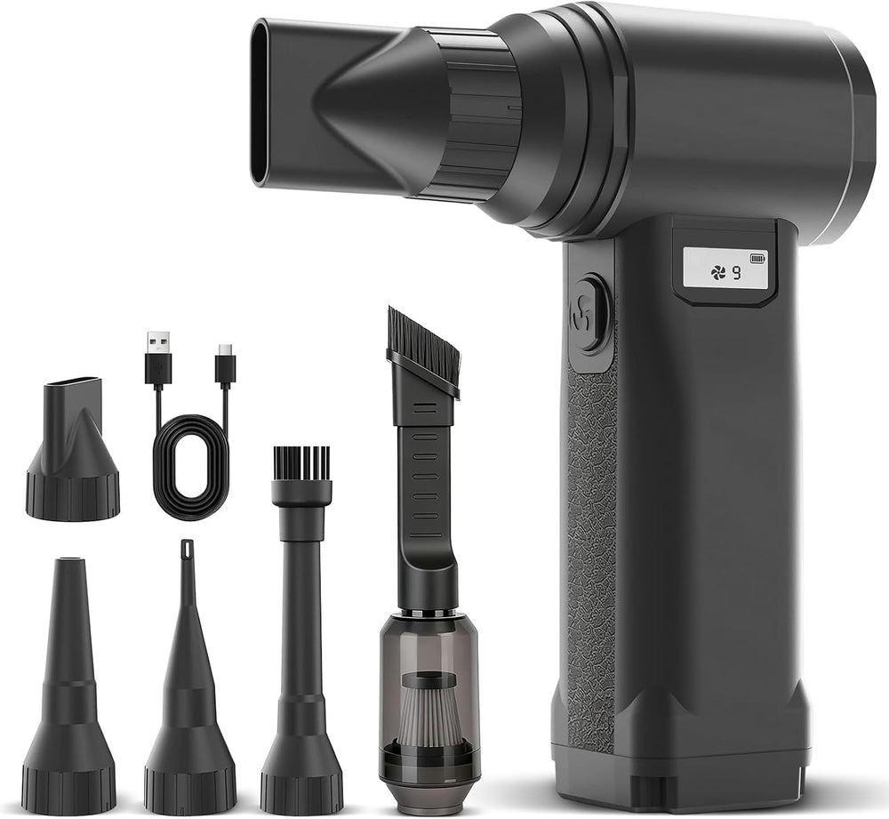 OVVGO Electric Compressed Air Duster, 000RPM Cordless Air Blower