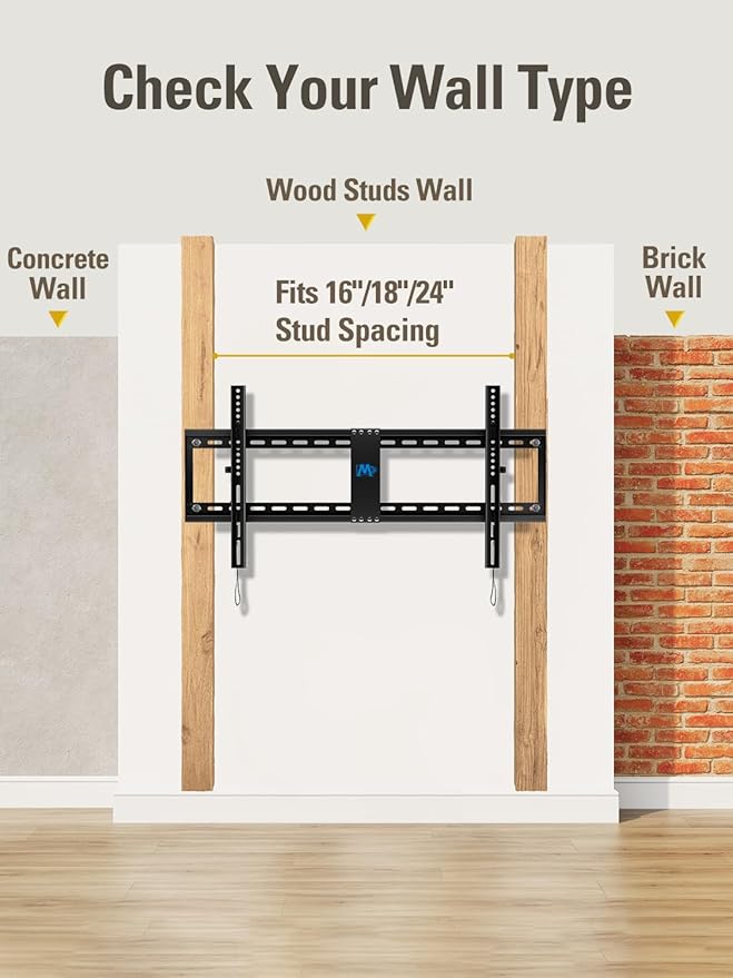 Mounting Dream TV Wall Mount for 42-86" TVs, Tilting TVs Mount