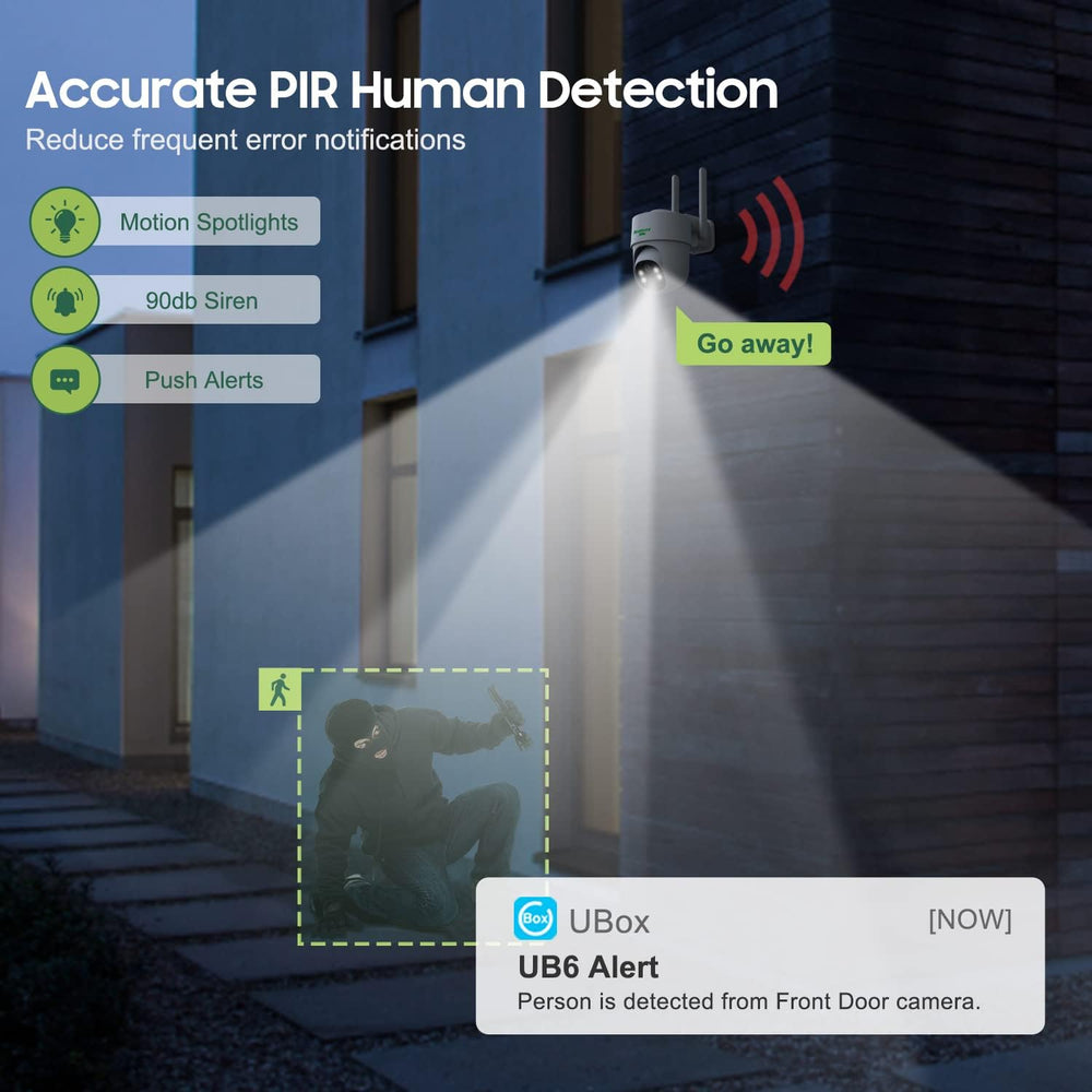 4G LTE Cellular Security Camera Outdoor Wireless, No WiFi Needed, Solar