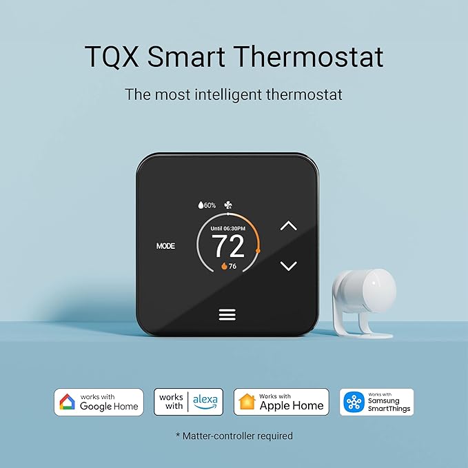 Lux TQX Smart Thermostat for Home, Programmable WiFi