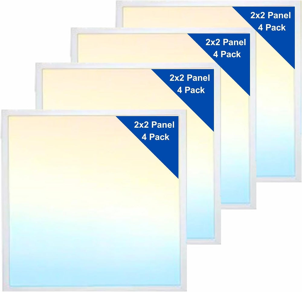 2x2 LED Flat Panel Lights for Drop Ceiling, Troffer Replacement Light Fixture...