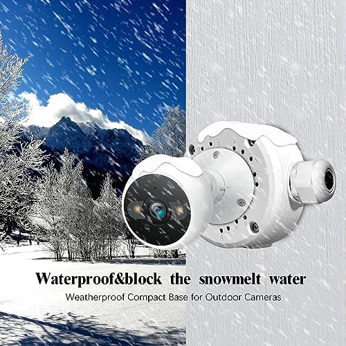 Metal Aluminum IP66 Waterproof Bullet Security Camera Junction Box, 8Pack