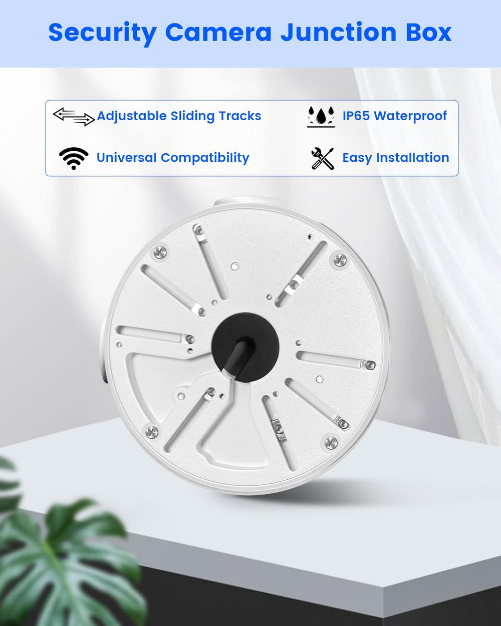 Metal Universal Security Camera Junction Box, Cable Management Box