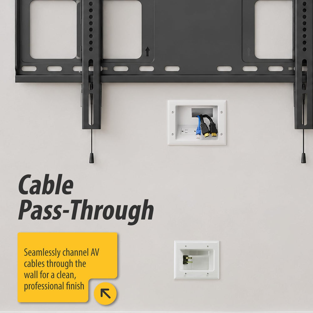 DATA COMM Electronics 45-0032-WH Commercial Grade Recessed AV/HDMI Cable