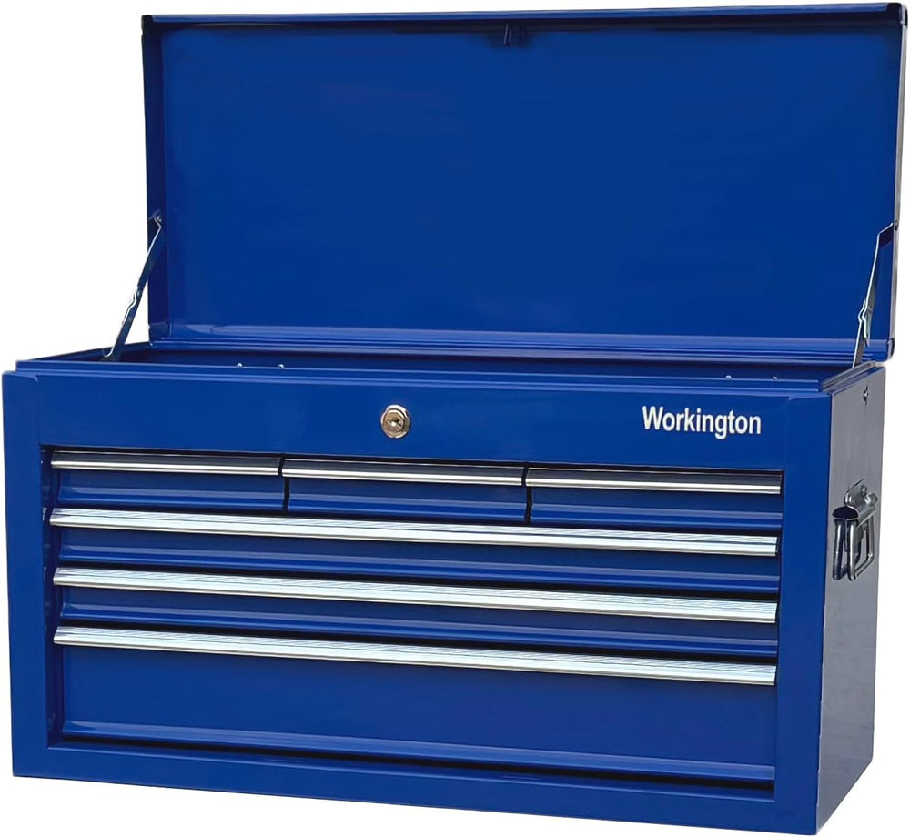 Workington Portable Metal Tool Chest with 6 Drawers, 24" 6-Drawer Tool C...