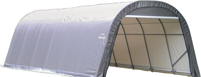 ShelterLogic 76632 Grey 12'x28'x8' Round Style Shelter
