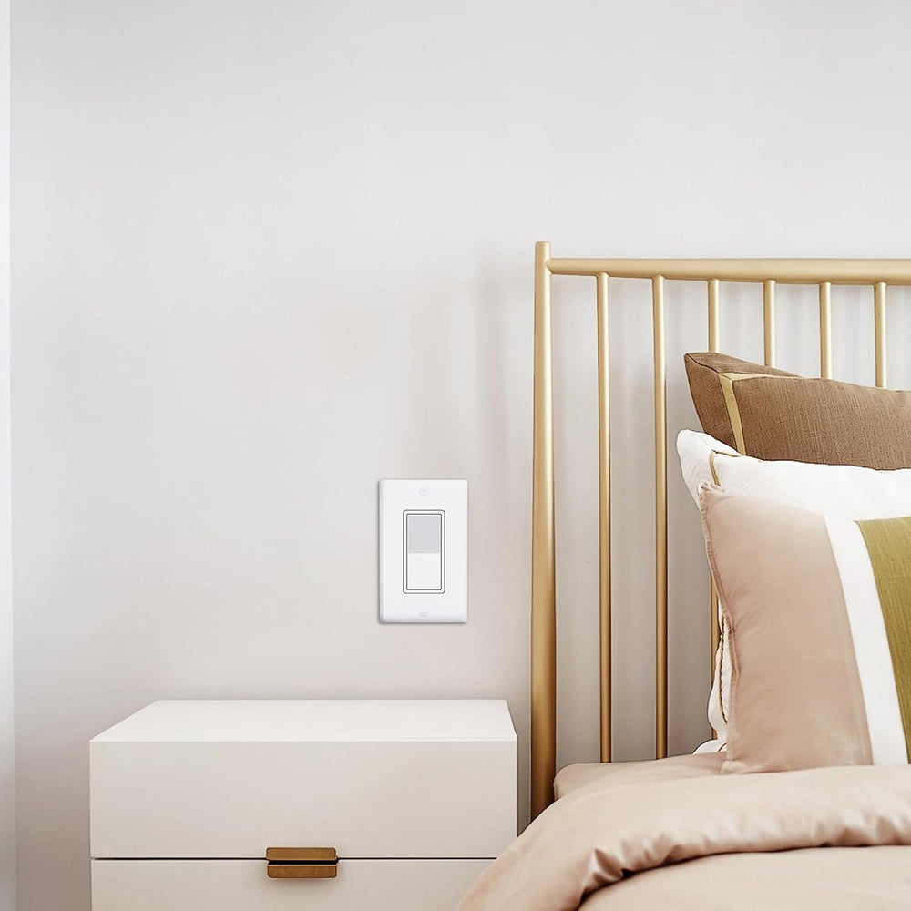 ThunderWay Single Pole Decorator Wall Light Switch