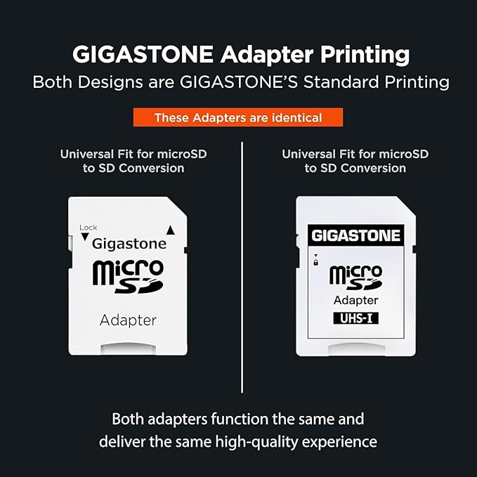 Gigastone 512GB Micro SD Card, 4K Camera Pro, A2 V30 UHS-I U3 C10,