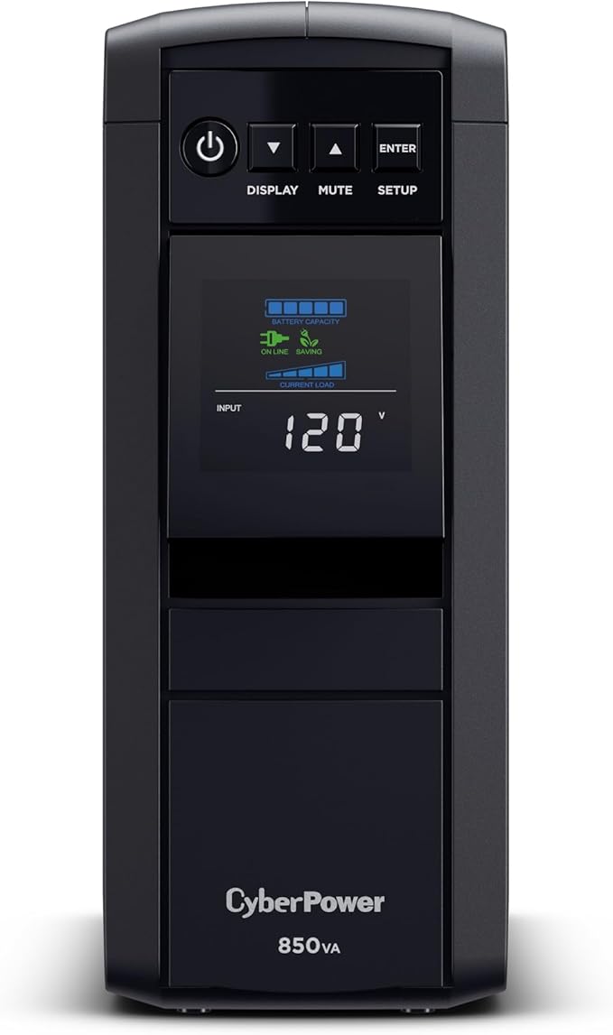 CyberPower CP850PFCLCD PFC Sinewave UPS Battery Backup and Surge Protector
